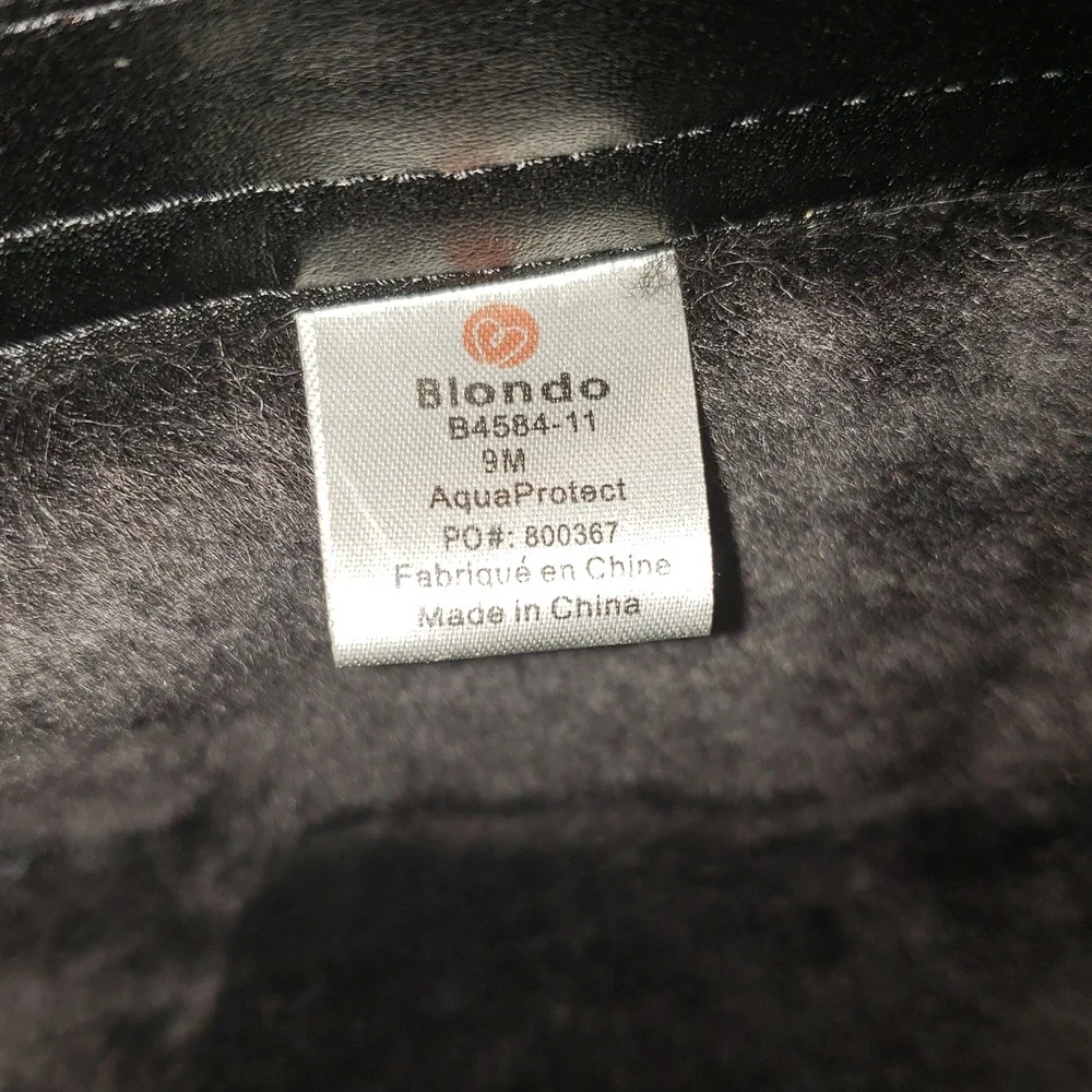 Blondo NEW Fabrizia Waterproof Tall Riding Boots Genuine Shearling Lamb Leather - Picture 7 of 17